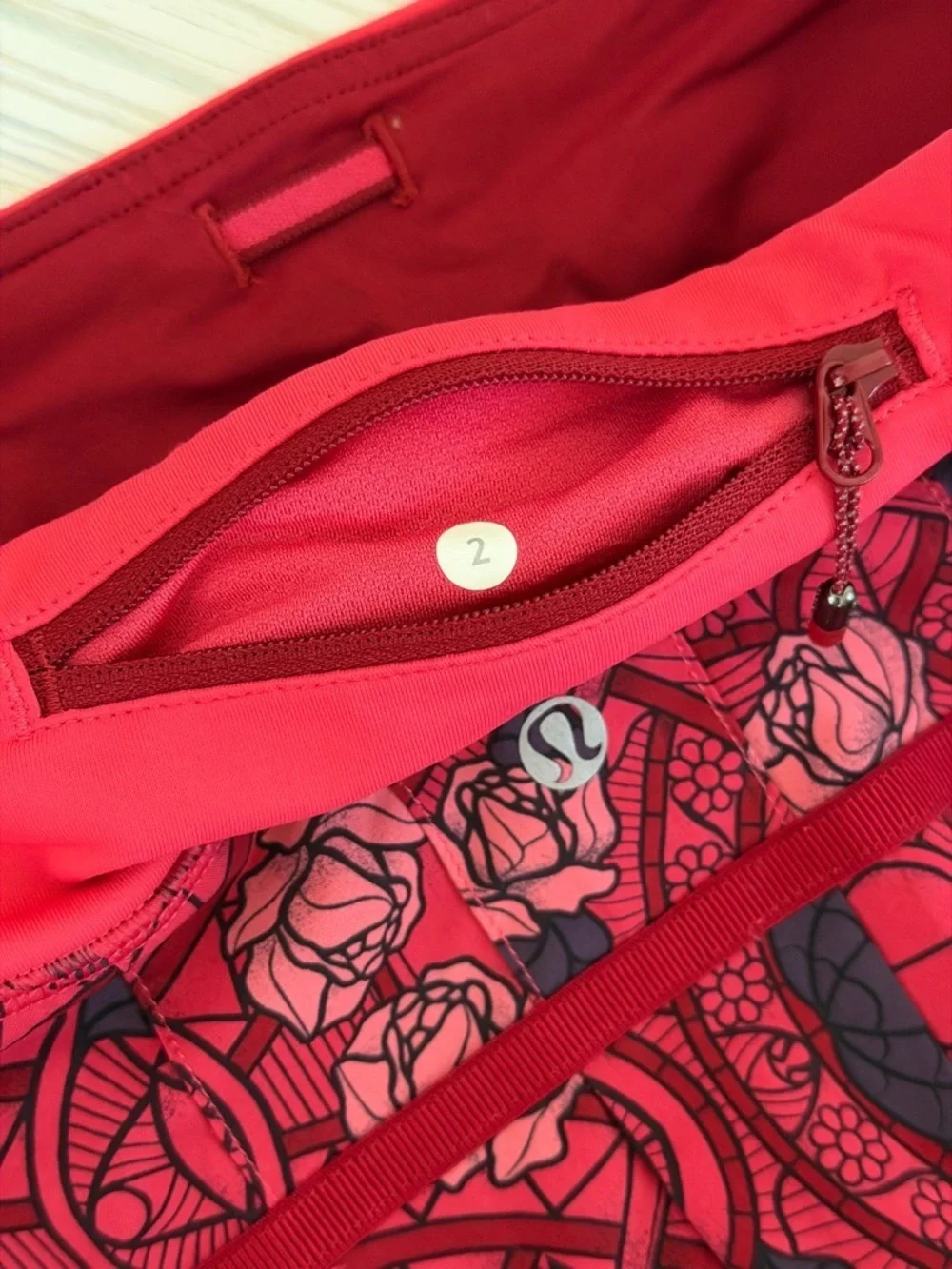 Lululemon | Run Pace Setter Skort in Prisma Multi Guava Lava Boom Juice - Size 2